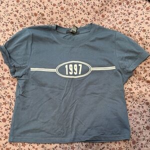 Forever 21 Blue Graphic Tee - 1997 Design